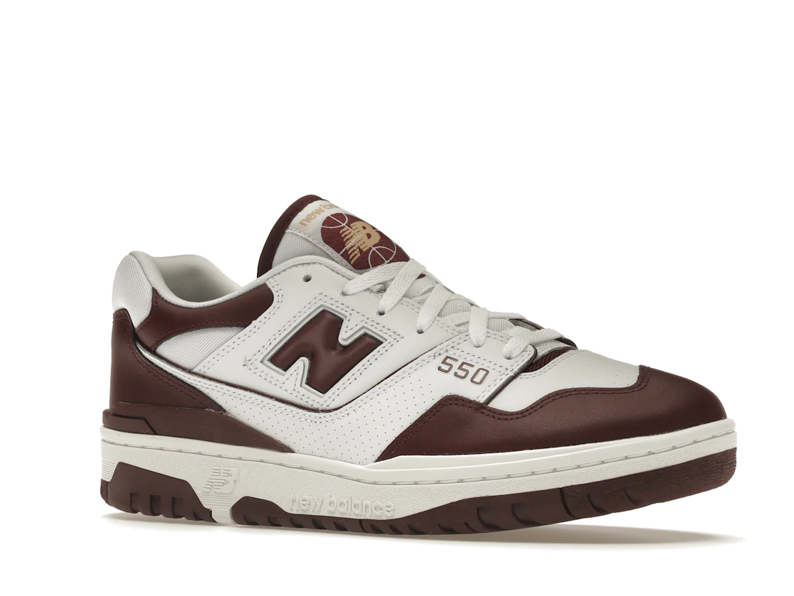 Vue 4 de New Balance 550 White Burgundy