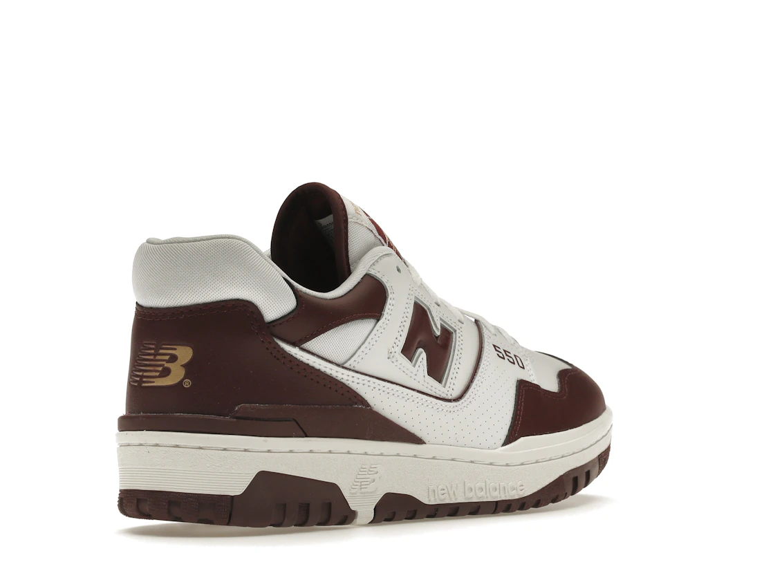 Vue 32 de New Balance 550 White Burgundy