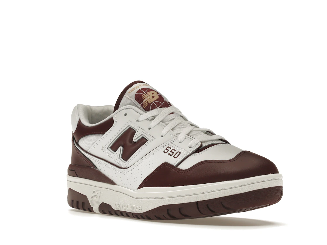 Vue 6 de New Balance 550 White Burgundy
