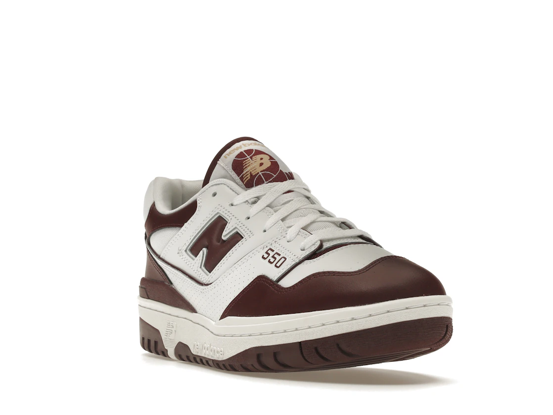 Vue 7 de New Balance 550 White Burgundy