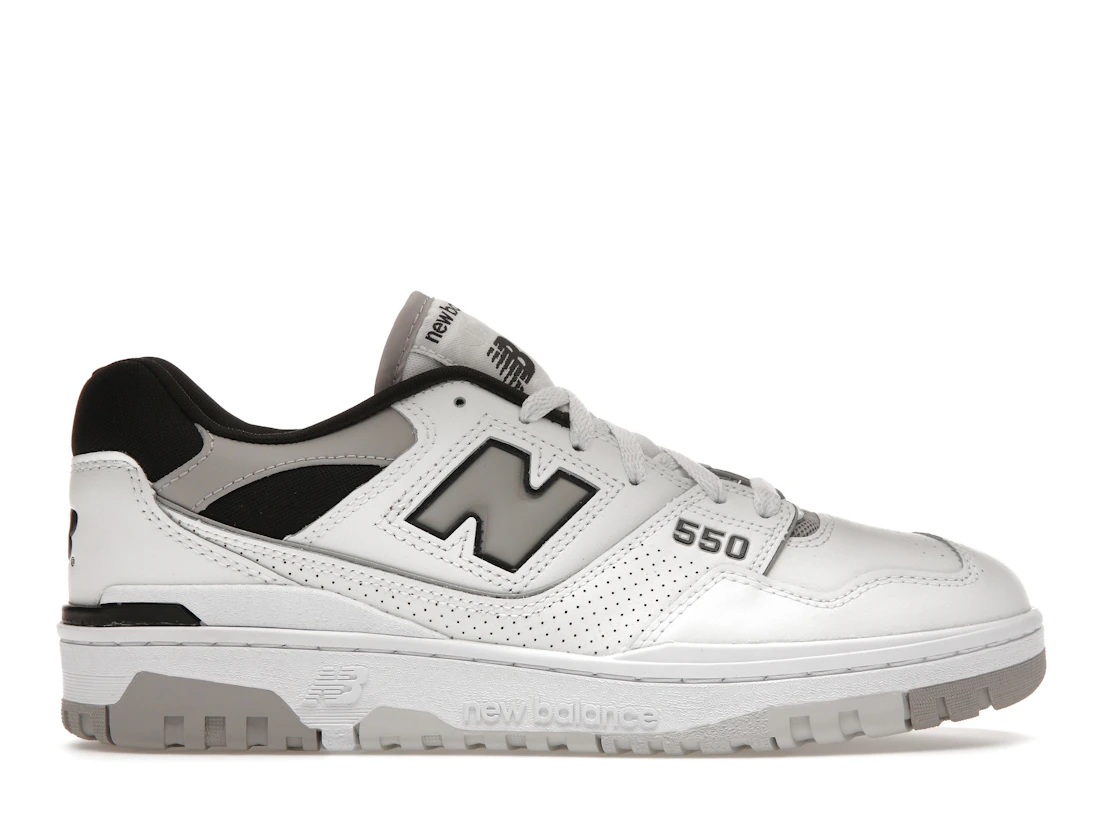 Vue 1 de New Balance 550 White Concrete Black