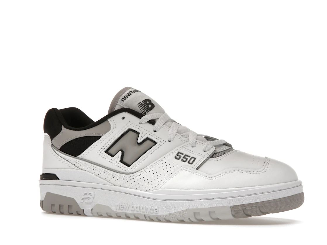 Vue 4 de New Balance 550 White Concrete Black