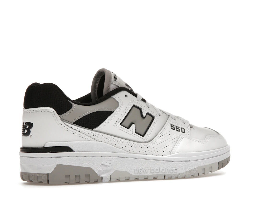 Vue 34 de New Balance 550 White Concrete Black