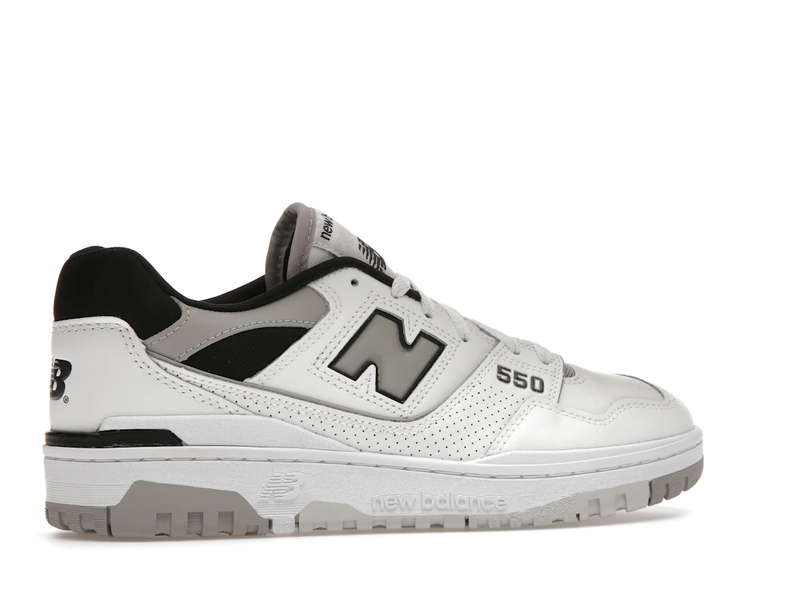 Vue 35 de New Balance 550 White Concrete Black