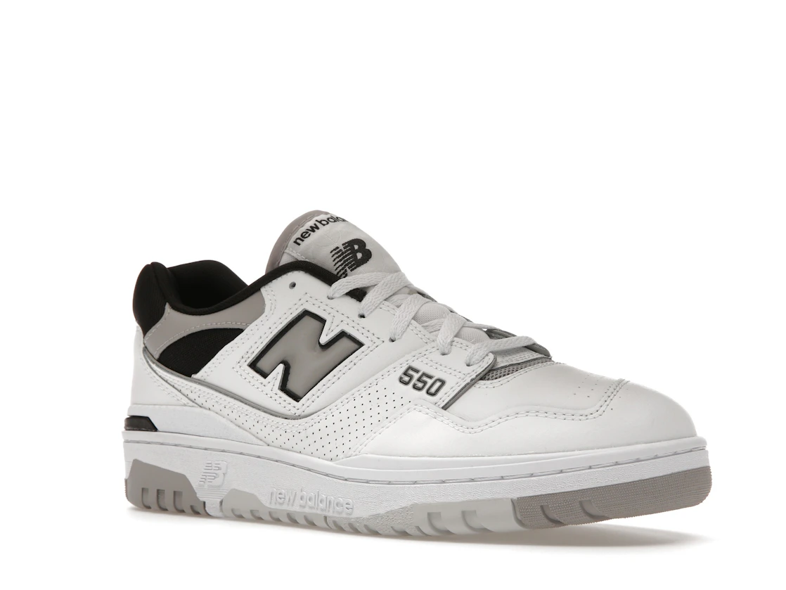 Vue 5 de New Balance 550 White Concrete Black