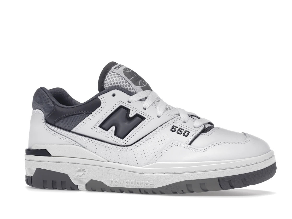 Vue 3 de New Balance 550 White Grey Dark Grey