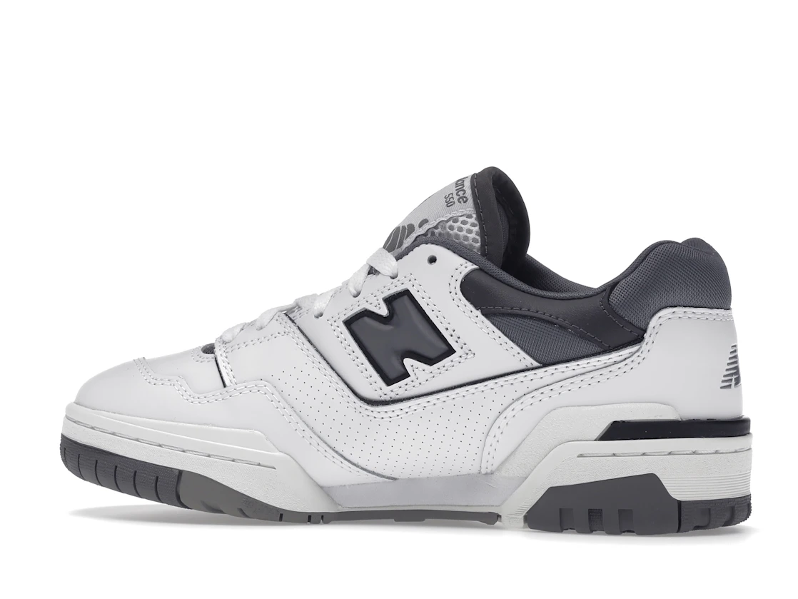 Vue 21 de New Balance 550 White Grey Dark Grey