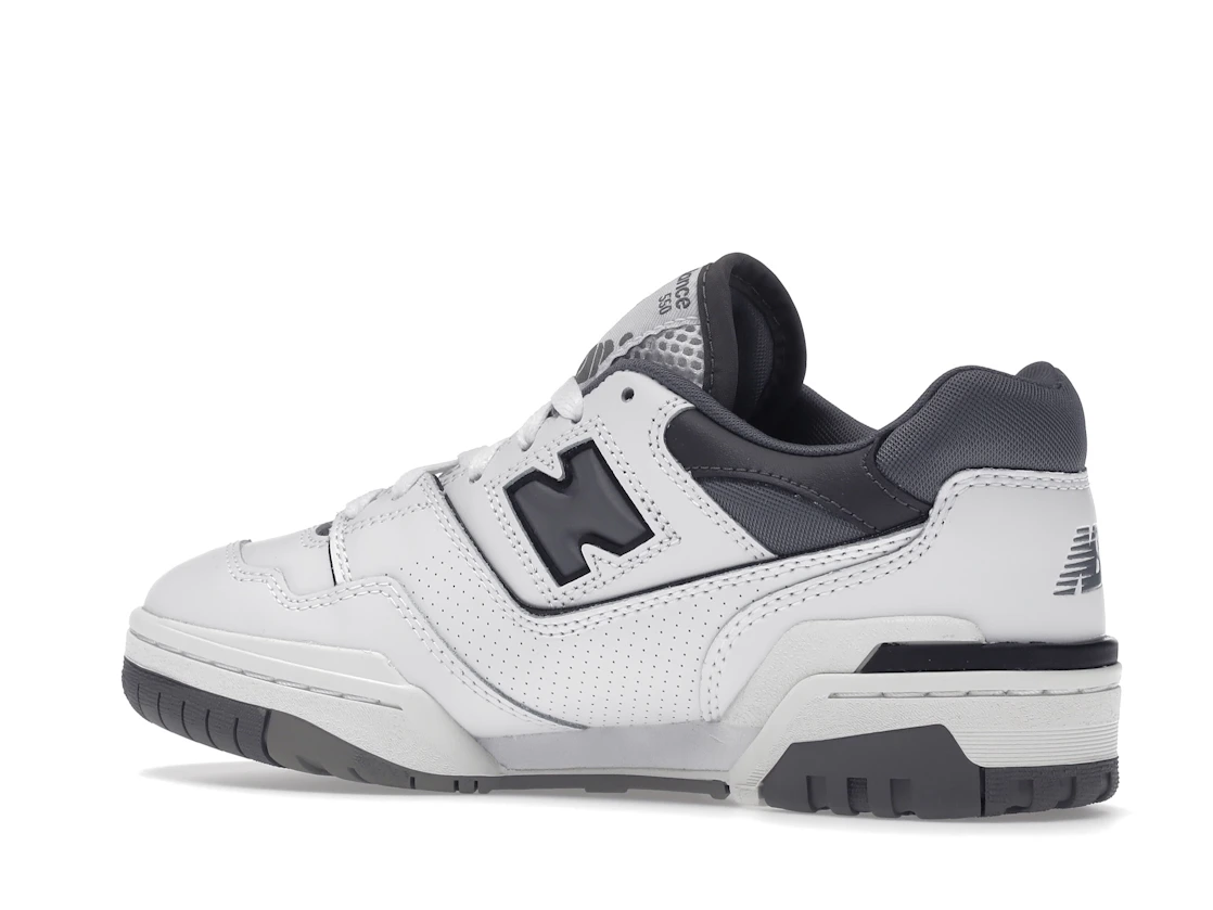 Vue 22 de New Balance 550 White Grey Dark Grey