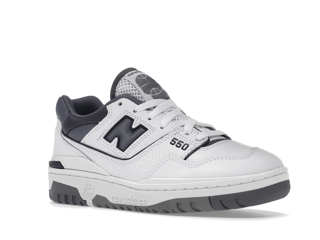 Vue 5 de New Balance 550 White Grey Dark Grey