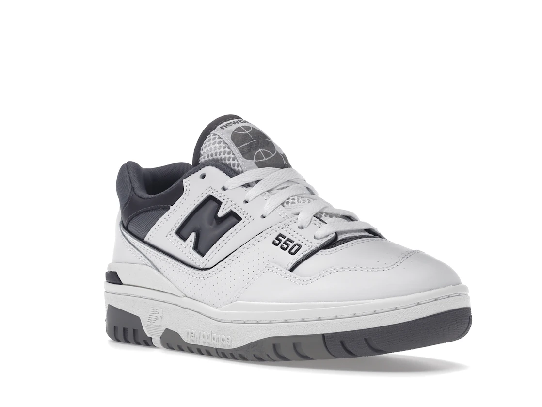 Vue 6 de New Balance 550 White Grey Dark Grey