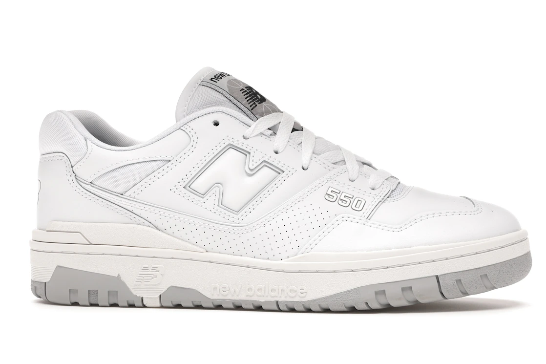 Vue 2 de New Balance 550 White Grey