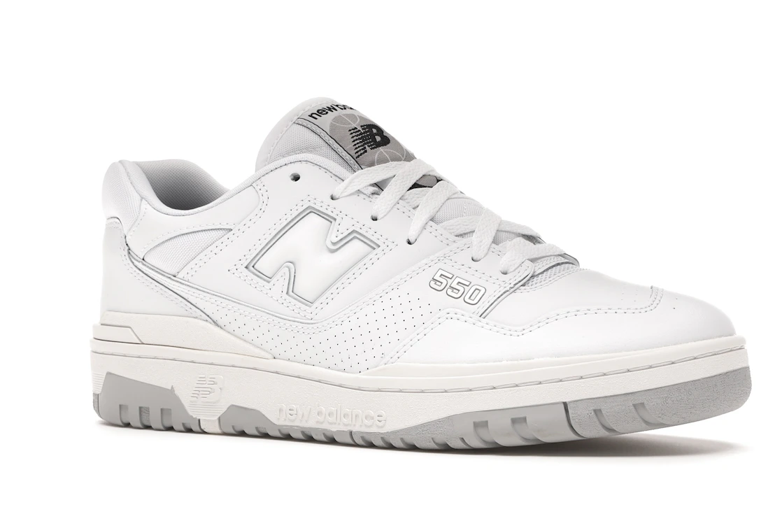 Vue 4 de New Balance 550 White Grey