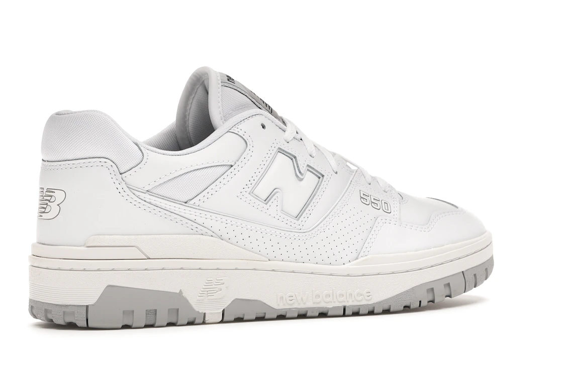 Vue 34 de New Balance 550 White Grey