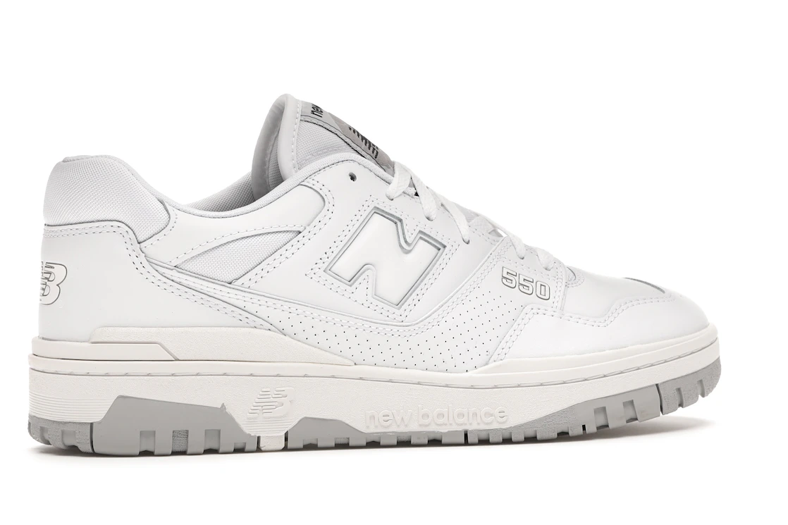 Vue 35 de New Balance 550 White Grey