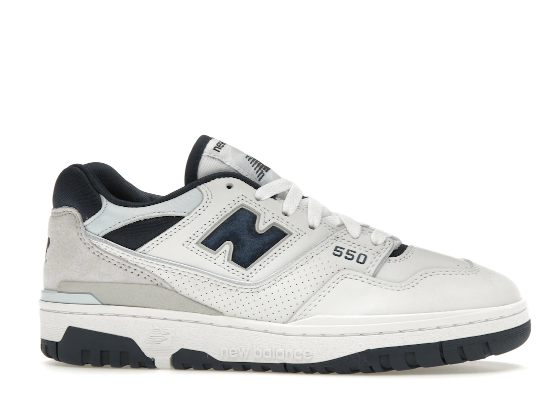 Vue 2 de New Balance 550 White NB Navy