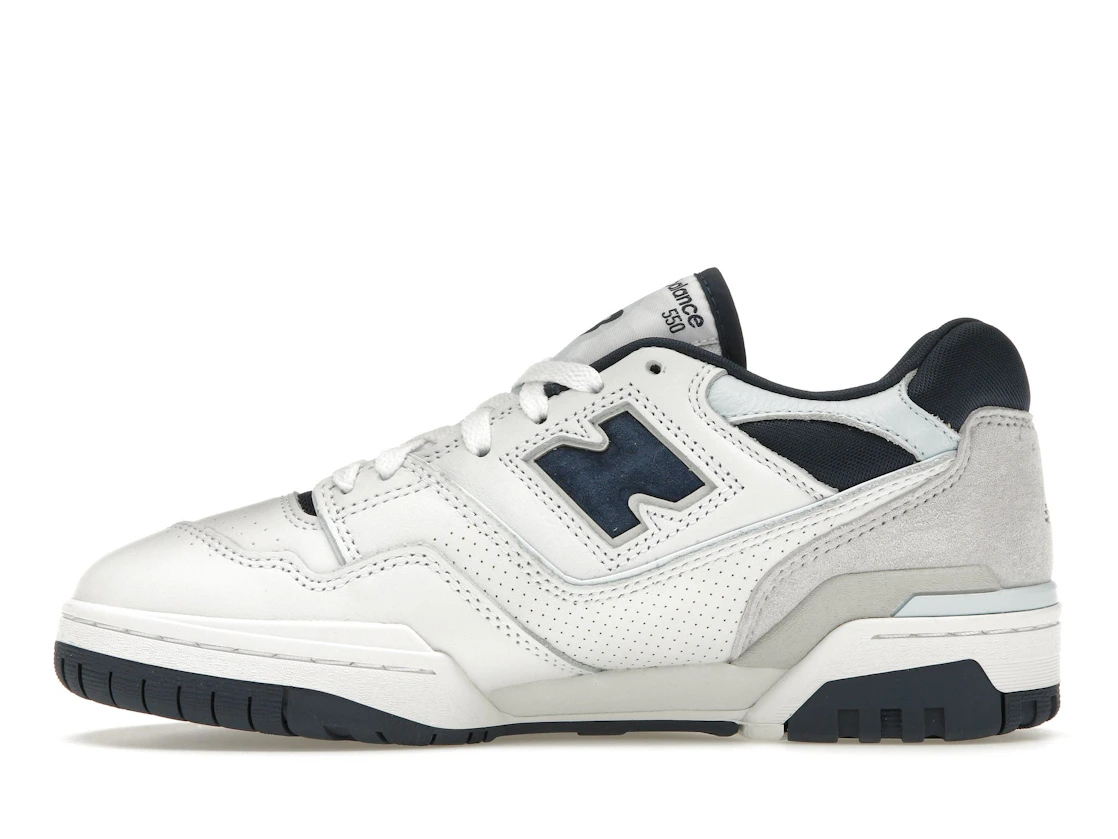 Vue 19 de New Balance 550 White NB Navy