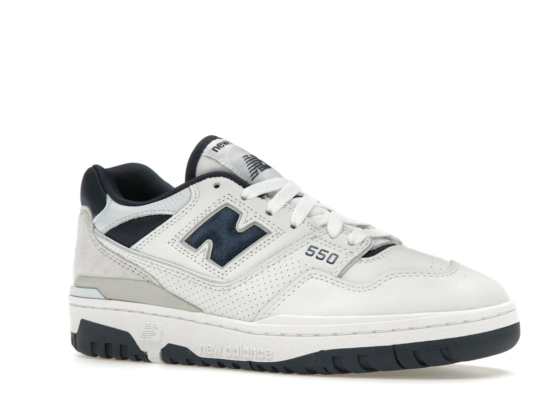 Vue 4 de New Balance 550 White NB Navy