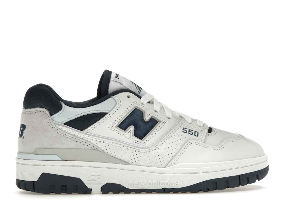 Vue 36 de New Balance 550 White NB Navy