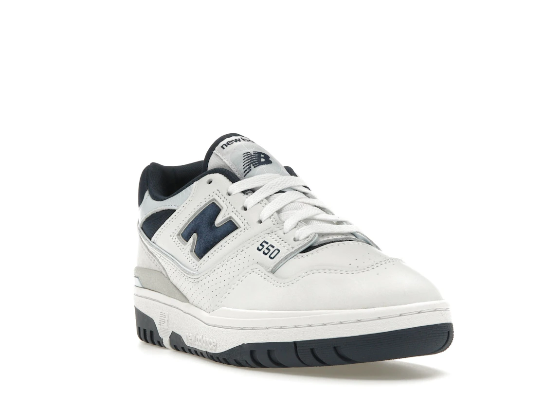 Vue 7 de New Balance 550 White NB Navy