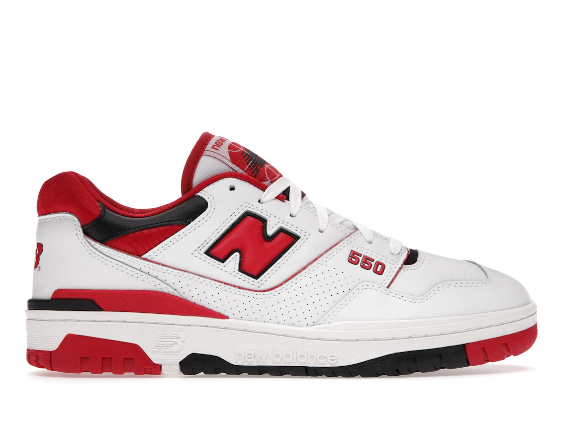 Vue 1 de New Balance 550 White Red
