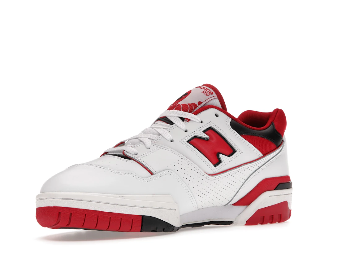 Vue 15 de New Balance 550 White Red