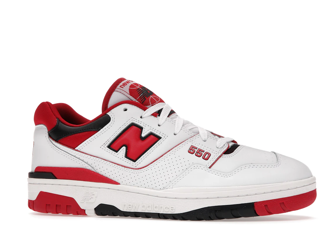 Vue 3 de New Balance 550 White Red
