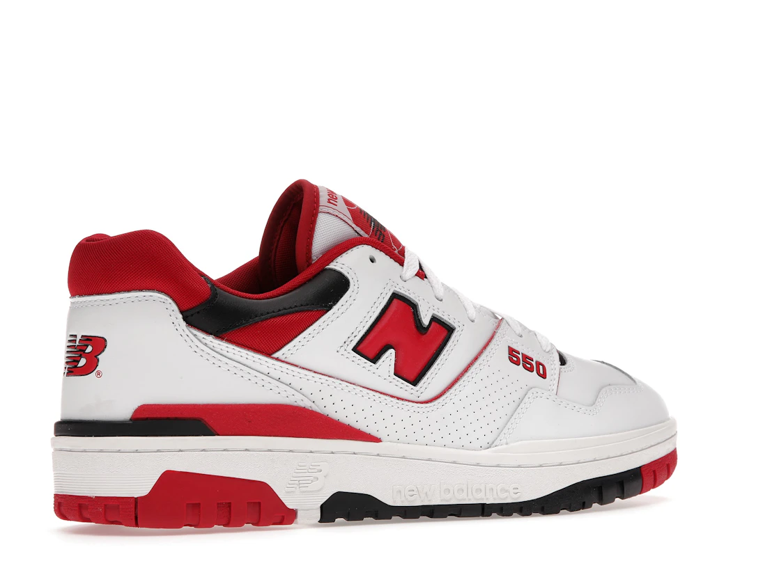 Vue 34 de New Balance 550 White Red