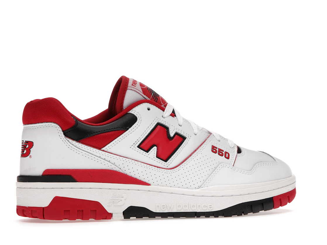 Vue 35 de New Balance 550 White Red