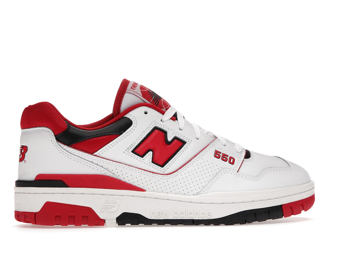 Vue 36 de New Balance 550 White Red