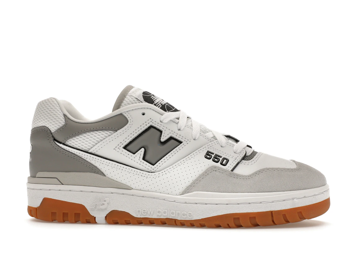 Vue 2 de New Balance 550 White Slate Grey