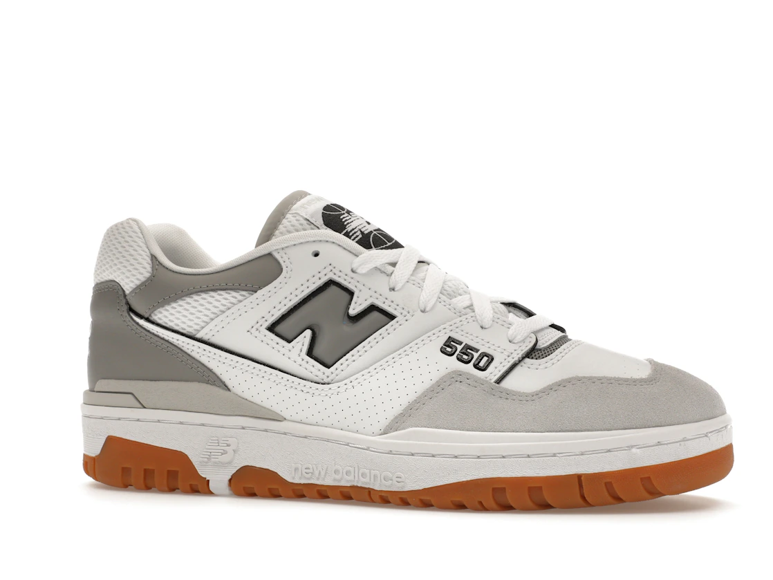 Vue 3 de New Balance 550 White Slate Grey