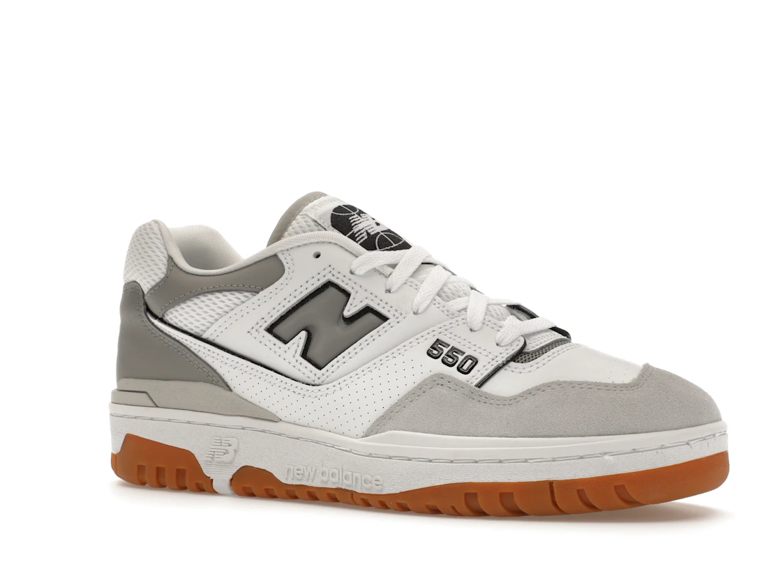 Vue 4 de New Balance 550 White Slate Grey