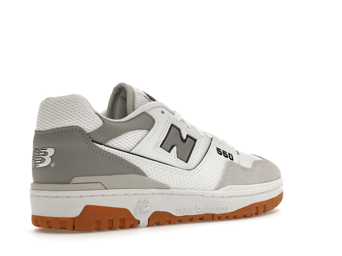 Vue 33 de New Balance 550 White Slate Grey