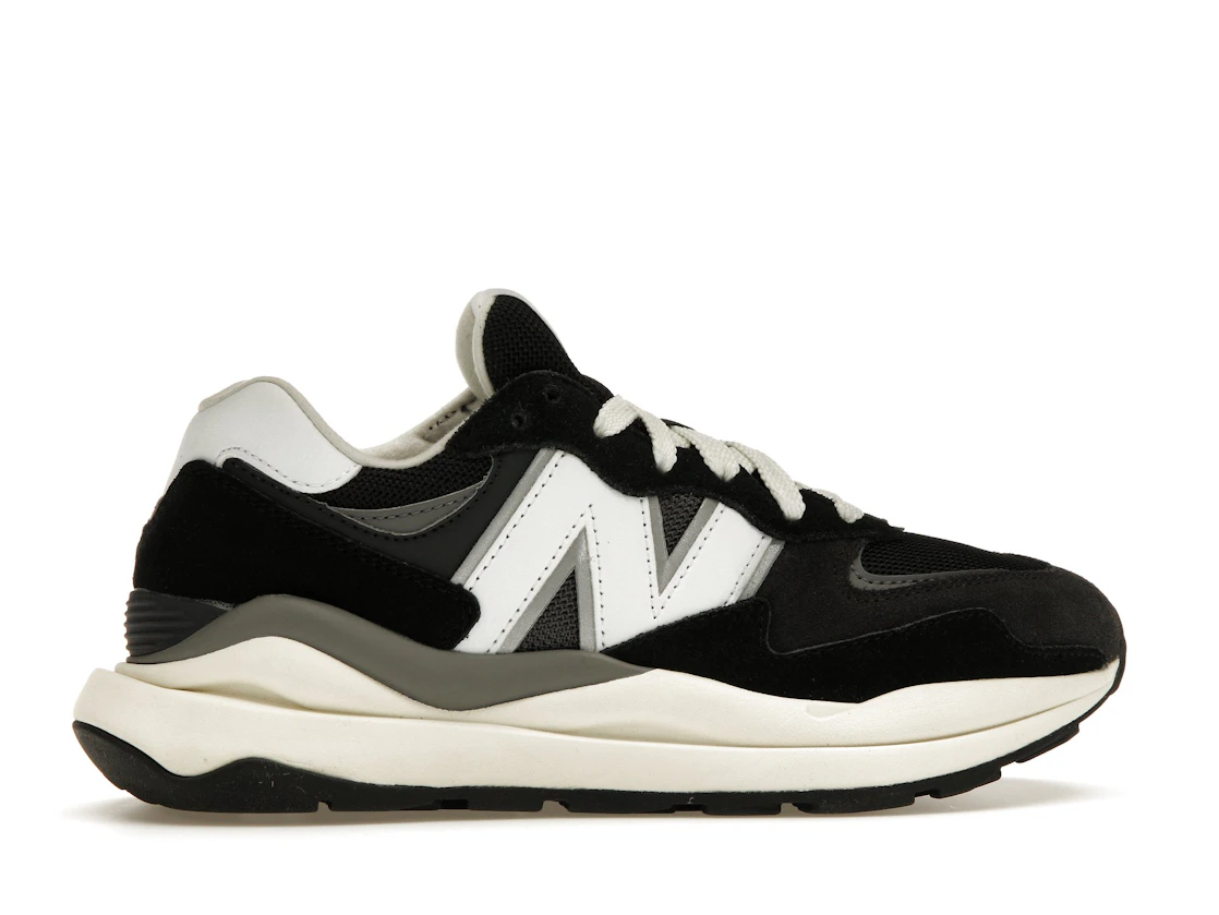 Vue 36 de New Balance 57/40 Black Sea Salt White 