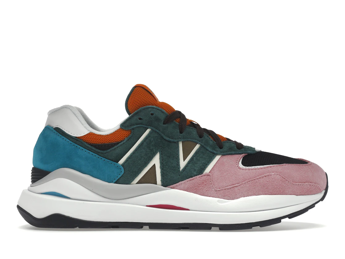 Vue 1 de New Balance 57/40 Pink Lemonade Green Black Orange