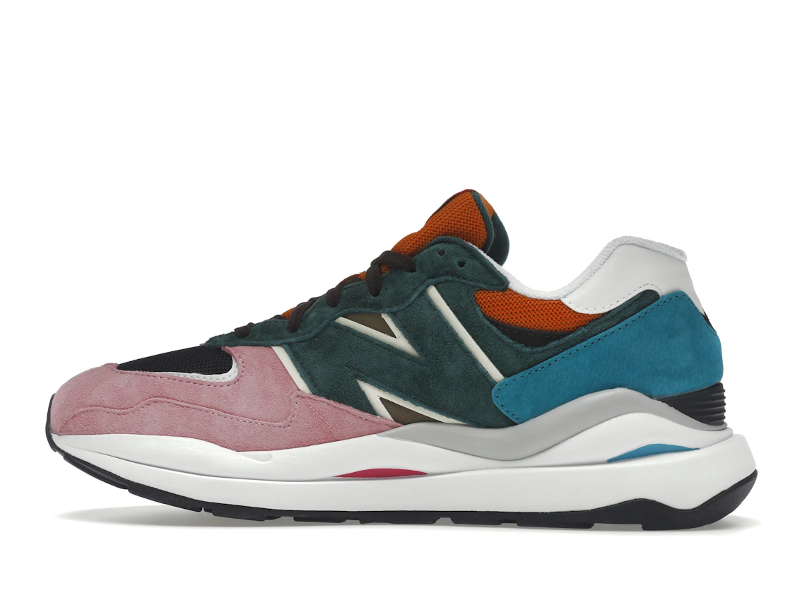 Vue 20 de New Balance 57/40 Pink Lemonade Green Black Orange