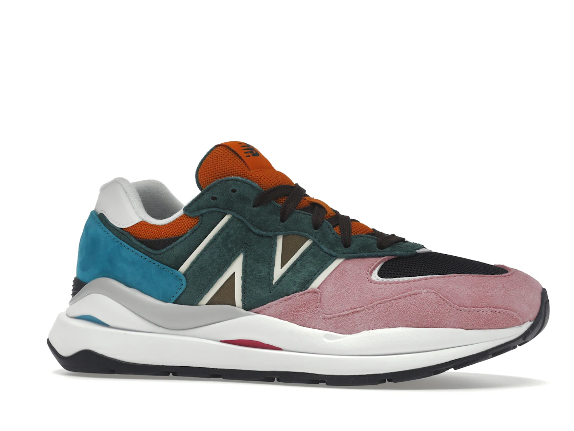Vue 3 de New Balance 57/40 Pink Lemonade Green Black Orange