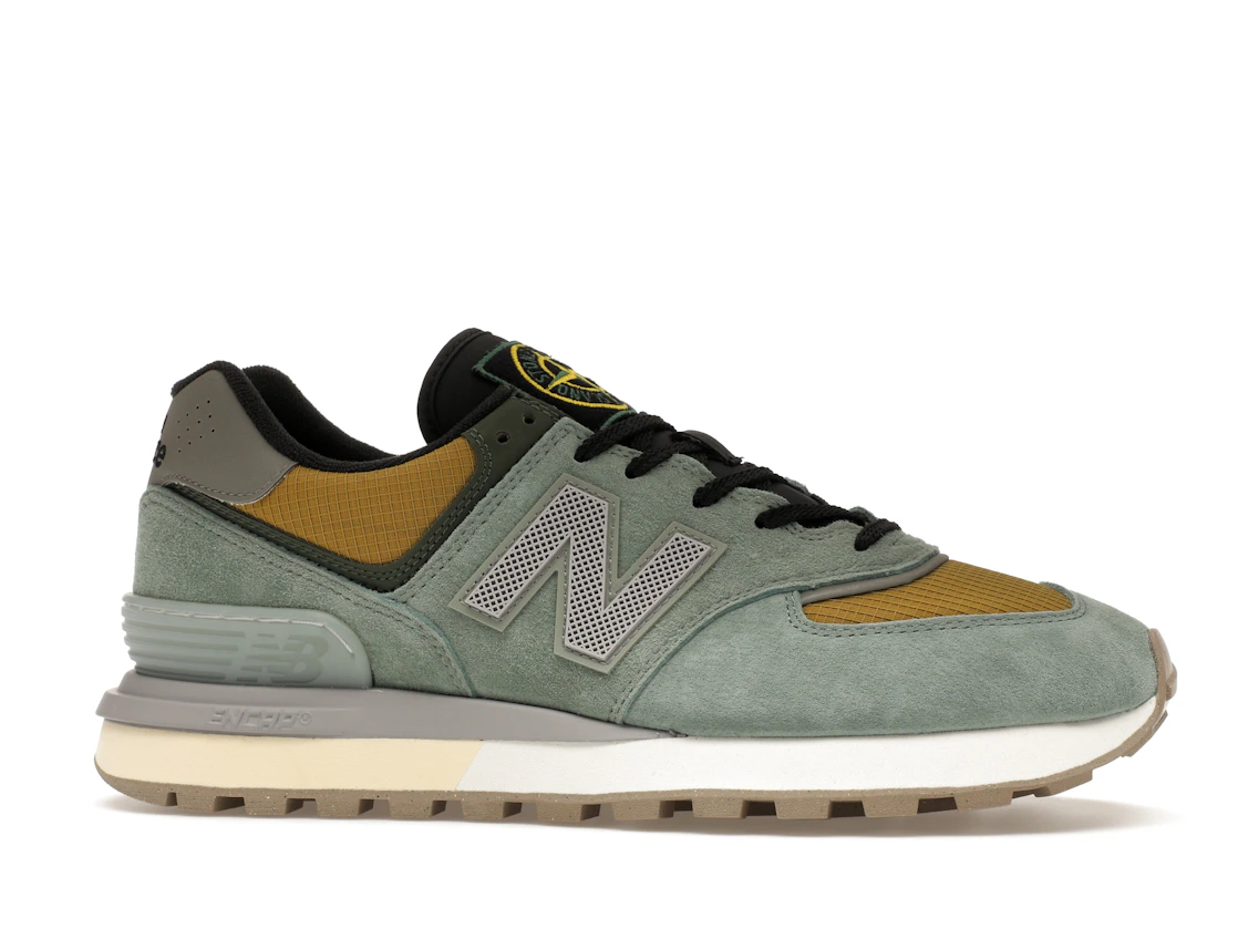 Vue 2 de New Balance 574 Legacy Stone Island Light Green