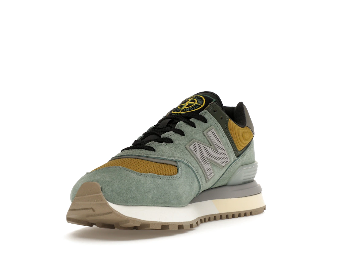 Vue 13 de New Balance 574 Legacy Stone Island Light Green