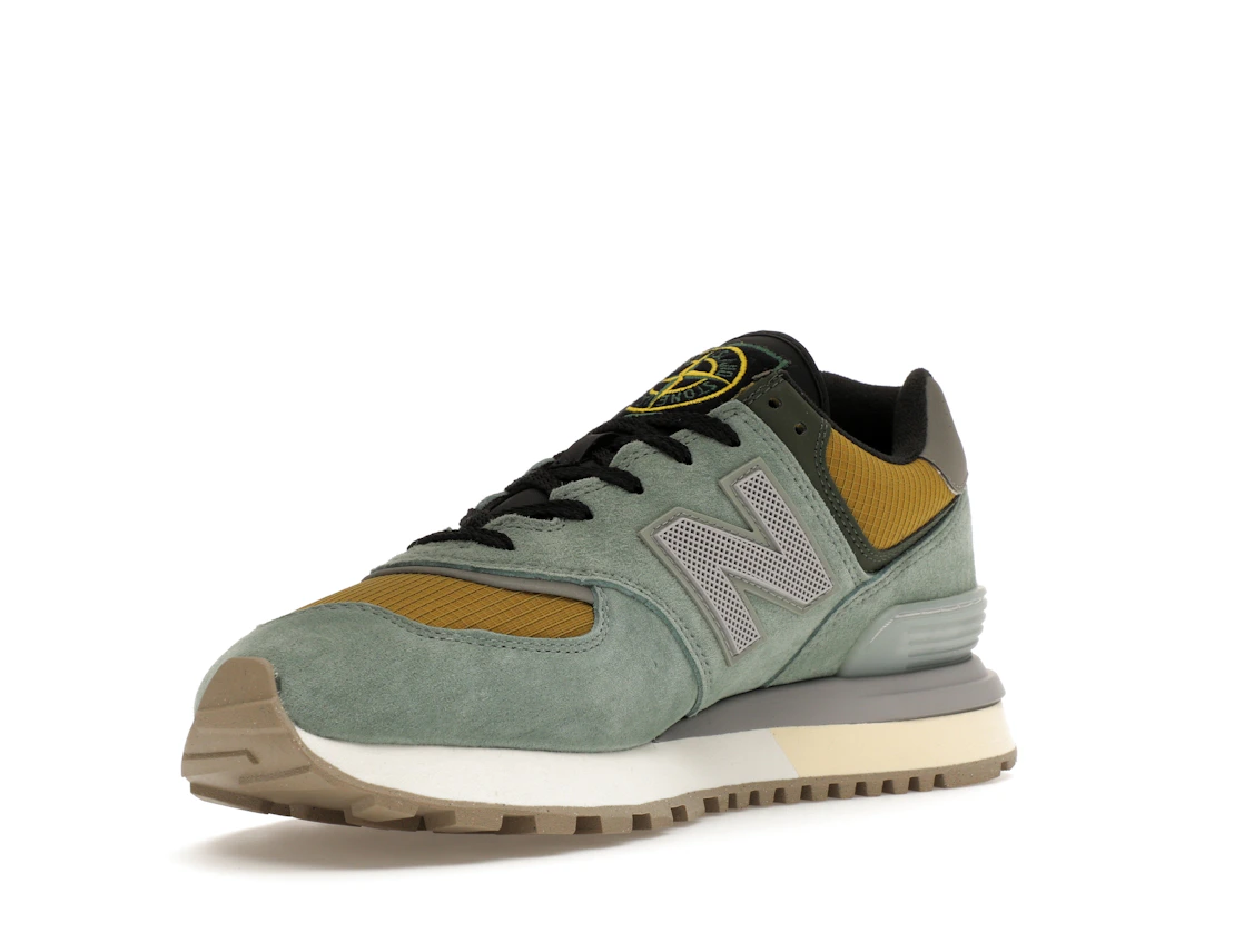 Vue 14 de New Balance 574 Legacy Stone Island Light Green