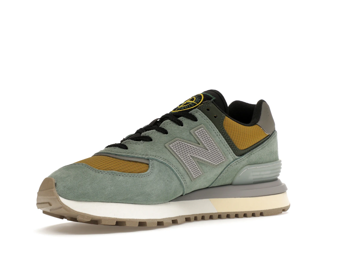 Vue 15 de New Balance 574 Legacy Stone Island Light Green