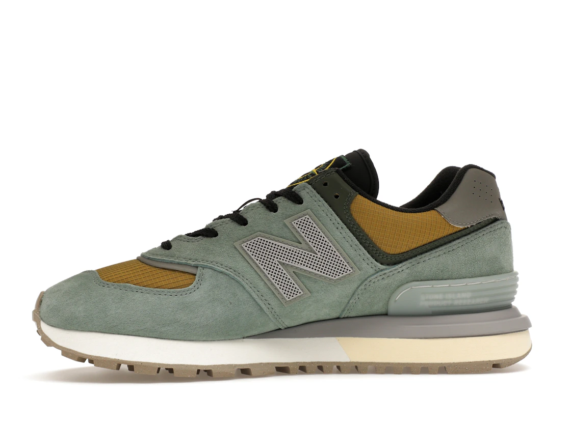 Vue 18 de New Balance 574 Legacy Stone Island Light Green