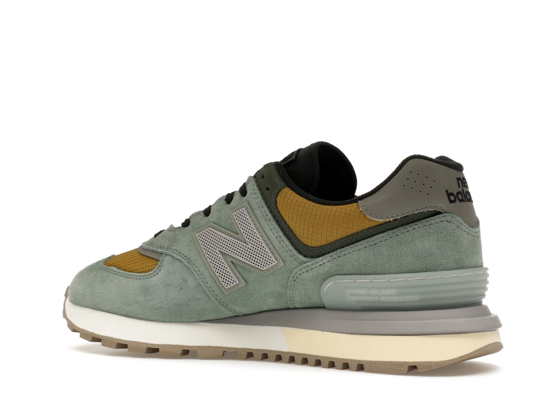 Vue 22 de New Balance 574 Legacy Stone Island Light Green