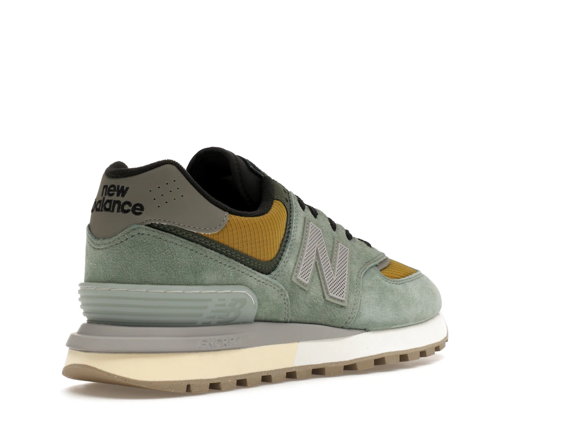Vue 32 de New Balance 574 Legacy Stone Island Light Green