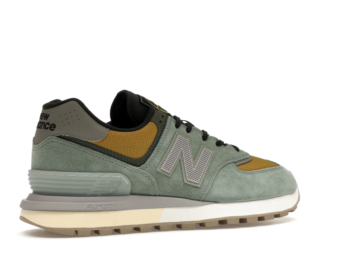 Vue 34 de New Balance 574 Legacy Stone Island Light Green