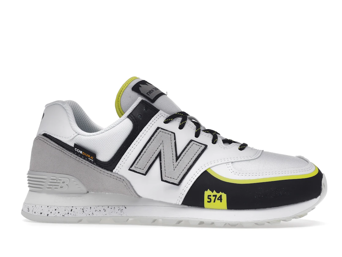 Vue 2 de New Balance 574 All Terrain White Lime Black