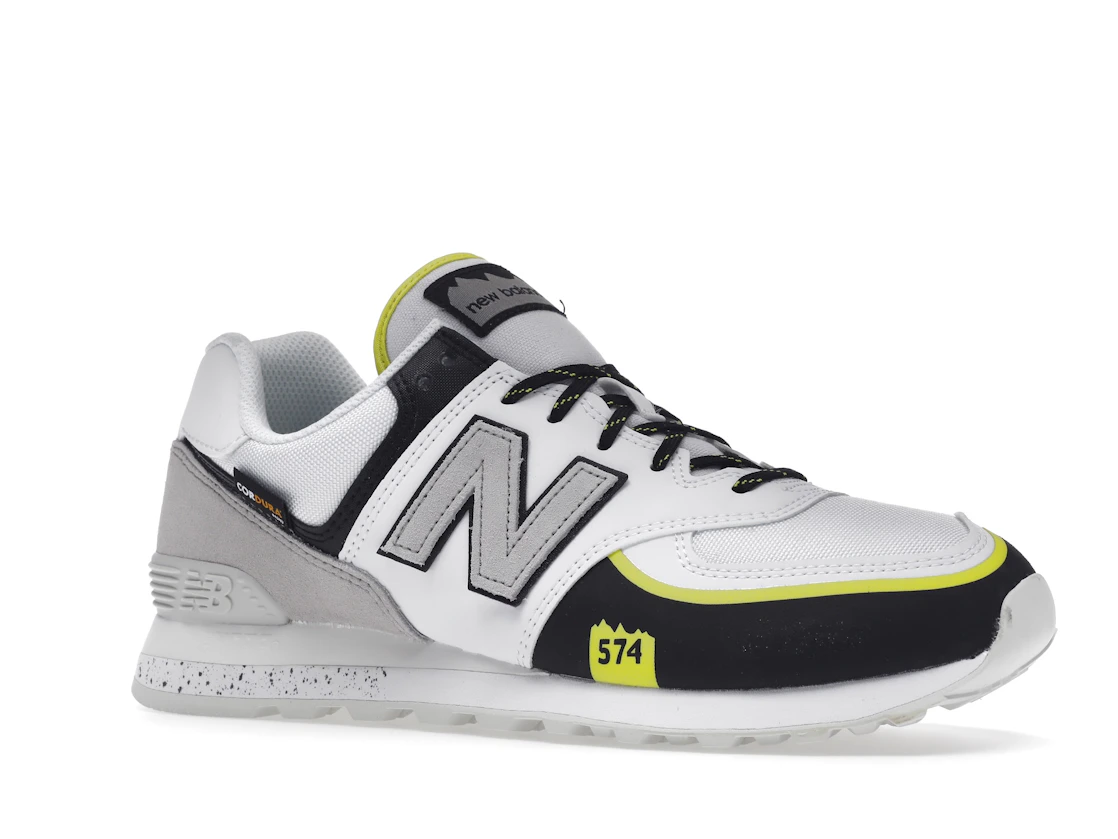 Vue 4 de New Balance 574 All Terrain White Lime Black