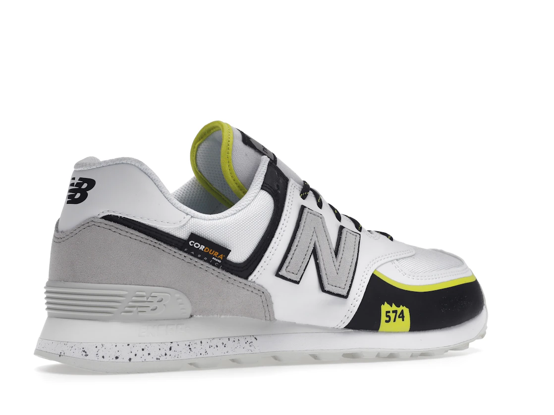 Vue 34 de New Balance 574 All Terrain White Lime Black