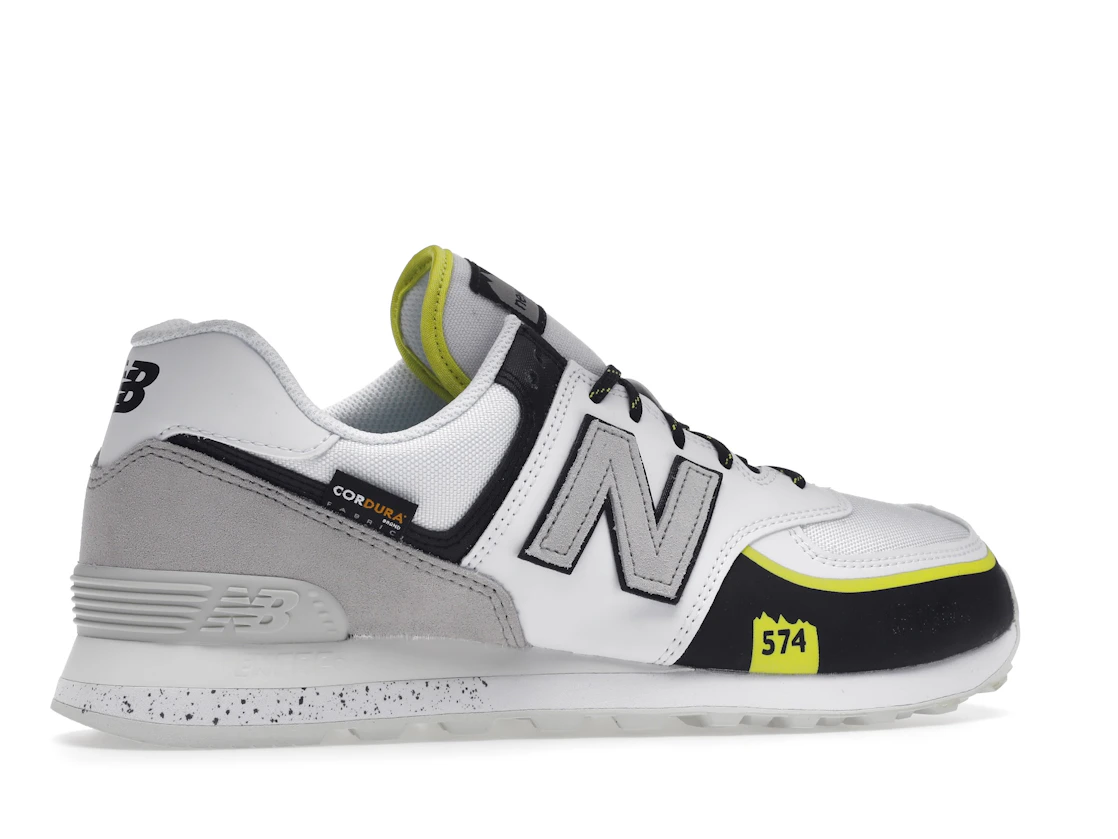 Vue 35 de New Balance 574 All Terrain White Lime Black