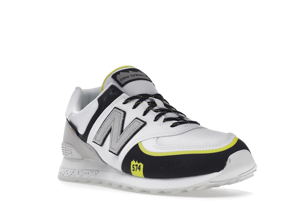 Vue 6 de New Balance 574 All Terrain White Lime Black